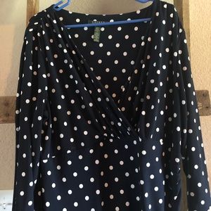 Ralph Lauren  faux wrap dress